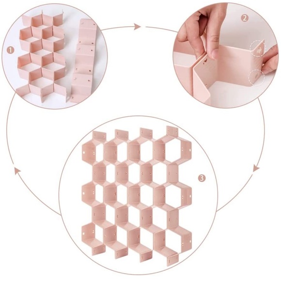 Drawer Divider Organizer, Honeycomb Separator Adjustable DIY - Picture 6 of 6